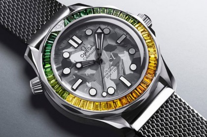 歐米茄打造兩款007龐德電影60週年紀念錶 彩色鑽石K金款式尤其吸睛