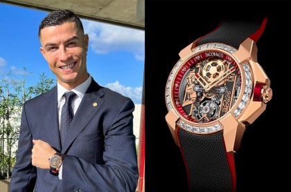 葡萄牙足球天王C羅與JACOB & CO聯手推出要價超過百萬台幣CR7聯名錶