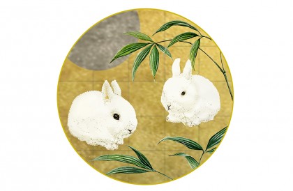 日本皇室瓷器Noritake瓷绘「盈月与兔」顶级艺术收藏亮相