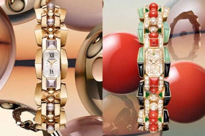 独特立体造型珠宝表 卡地亚Clash结合宝石镶嵌与独家“紫金”超吸睛