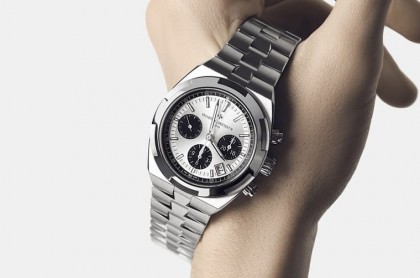 江詩丹頓Overseas計時碼錶不鏽鋼款新增銀黑配色熊貓面新作