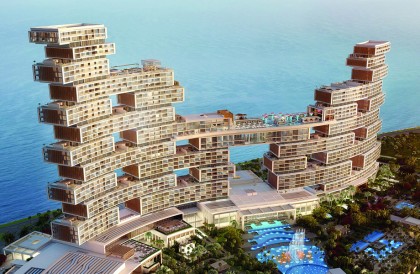 杜拜棕櫚島最新夢幻建築「亞特蘭提斯皇家酒店」開幕