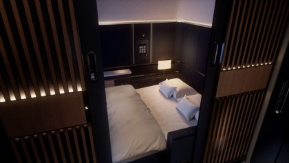 德國漢莎航空推出全新飯店等級「雙人床」頭等艙服務