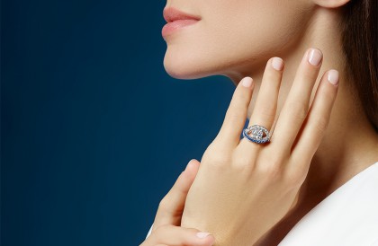 CHAUMET招牌系列珠宝LIENS Inséparables以蓝宝钻石打造流动之美