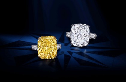 海瑞溫斯頓釋出多款頂級黃鑽珠寶  迎接璀璨的金色春天