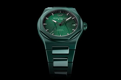 ASTON MARTINx芝柏錶Laureato聯名錶以綠色陶瓷詮釋英國賽車血統
