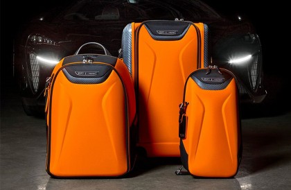 「麦拉伦车队60周年纪念」TUMI | McLaren联名背包行李箱木瓜橘超显眼