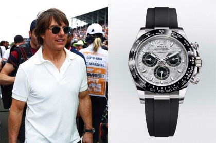 湯姆克魯斯戴絕版Daytona賽車錶現身F1邁阿密大獎