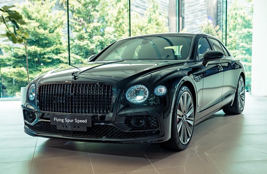 全台最大宾利展间落脚台中 Bentley Flying Spur Speed四门轿跑首度曝光