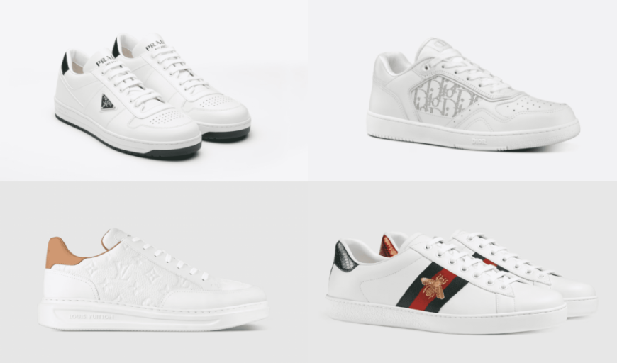 穿搭必备!LV、Hermes、Dior等六款男士精品小白鞋推荐