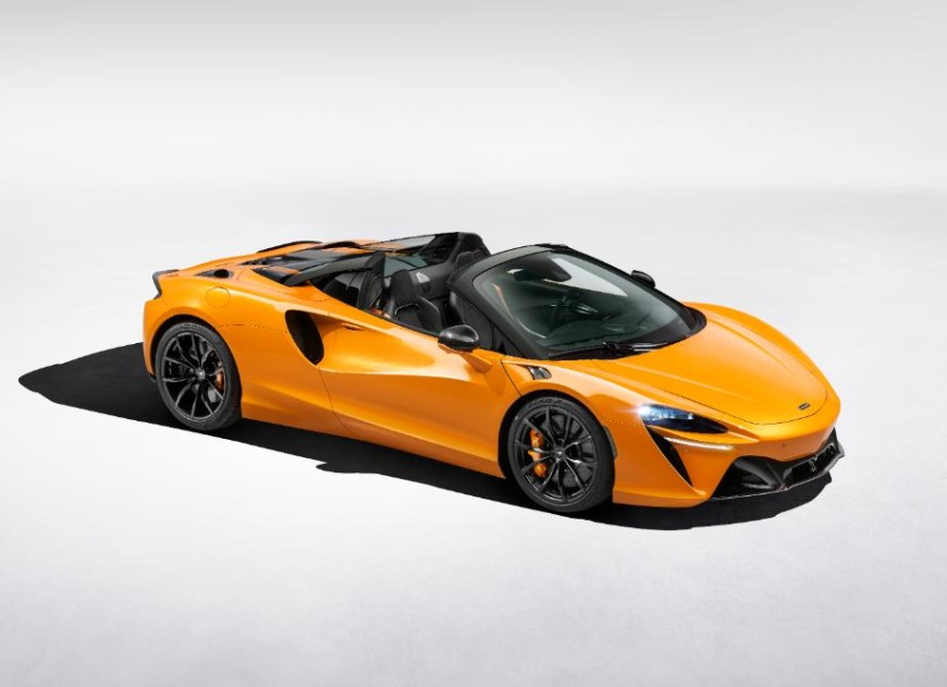 麦拉伦700匹油电敞篷McLaren Artura Spider报价1528万