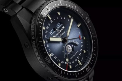 宝珀新款五十噚Bathyscaphe首见潜水表「陶瓷壳加全日历月相」组合