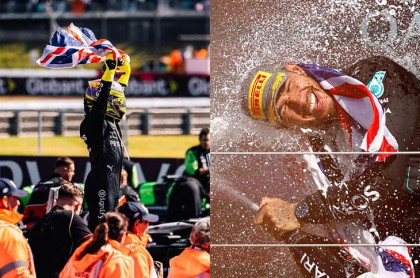 F1宾士车队汉米尔顿3年来首度夺冠开心站颁奖台 名表见证他缔造纪录时刻