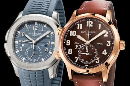 百達翡麗Aquanaut 5164和5524等兩地時間手錶「2枚按把」調校超方便