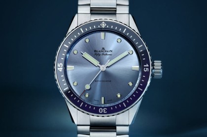 宝珀首度为单一专卖店打造限量版 台北101专卖店独卖五十噚Bathyscaphe创作主题很特别