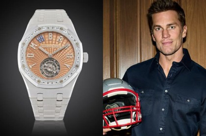 NFL美式足球传奇布莱迪拍卖爱表 连订制款爱彼皇家橡树都要卖