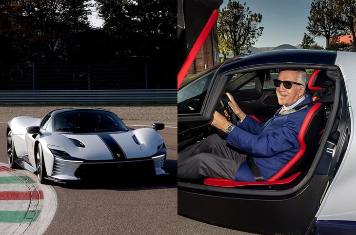 欢喜迎接专属Daytona SP3超跑 法拉利副总裁同时秀出心爱高级运动表