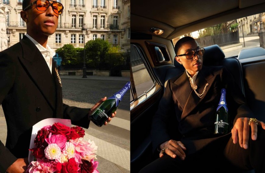 「Pharrell Williams菲董 x 酩悅打造全新聯名限量版香檳」讓每場生日派對更耀眼