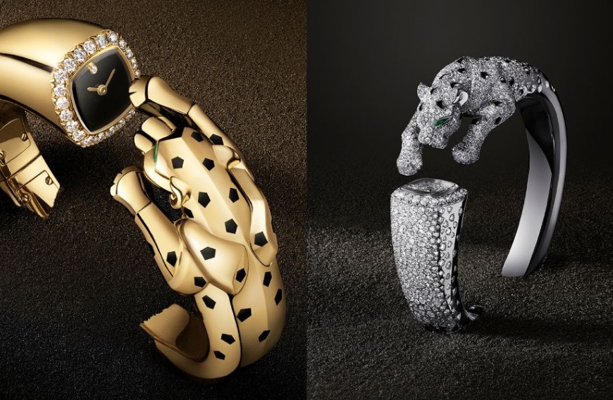 「Cartier 2025 Panthère Bangle 珠宝腕表」 美洲豹经典再进化