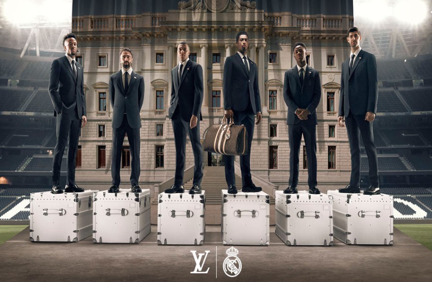 Louis Vuitton 宣布成为皇家马德里官方合作伙伴 首度为运动员量身打造专属正装与旅行装系列