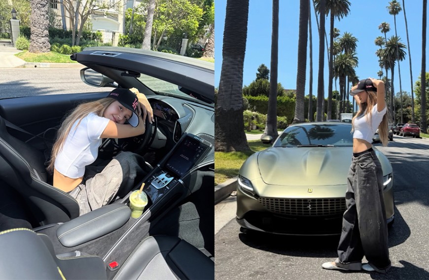 Ferrari Roma Spider成Lisa車庫新寵!五台Lisa愛車盤點 從Lamborghini到Rolls-Royce全是狠角色
