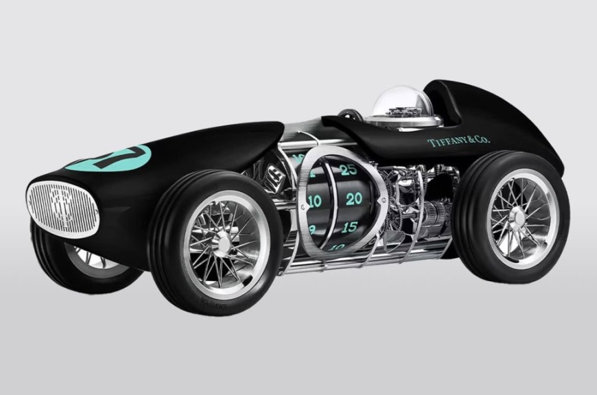 把玩時間的藝術 TIFFANY Time for Speed賽車鐘,一倒車就滿格動力的收藏級逸品